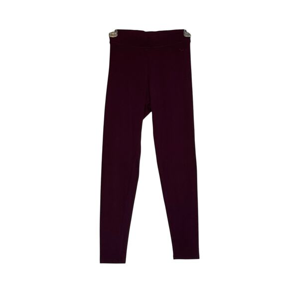 Pink by Victoria Secret burgundy leggings size XS - Picture 1 of 10